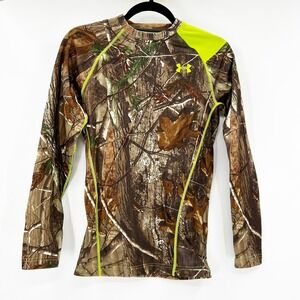Under Armour Fitted Camouflage Long Sleeve Shirt Women's Size S